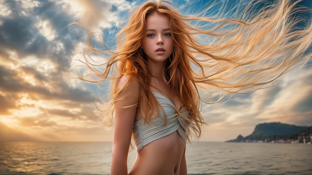 (Kristina Pimenova ginger hair girl,19 years old with, hand, fingers in vagina:1.3), (naked, nude:1.8), (long, messy hair, hair floating in the wind:1.6), blue eyes, detailed eyes, detailed lips, (lies nude, sensual, full body:1.5), (photo from low angles:1.5), low neck, ray tracing, (best quality, 4k, 8k, high resolution, masterpiece:1.2), very detailed, (realistic , photorealistic, photorealistic :1.37), HDR, UHD, masterpiece, professional, vivid colors, bokeh, studio lighting