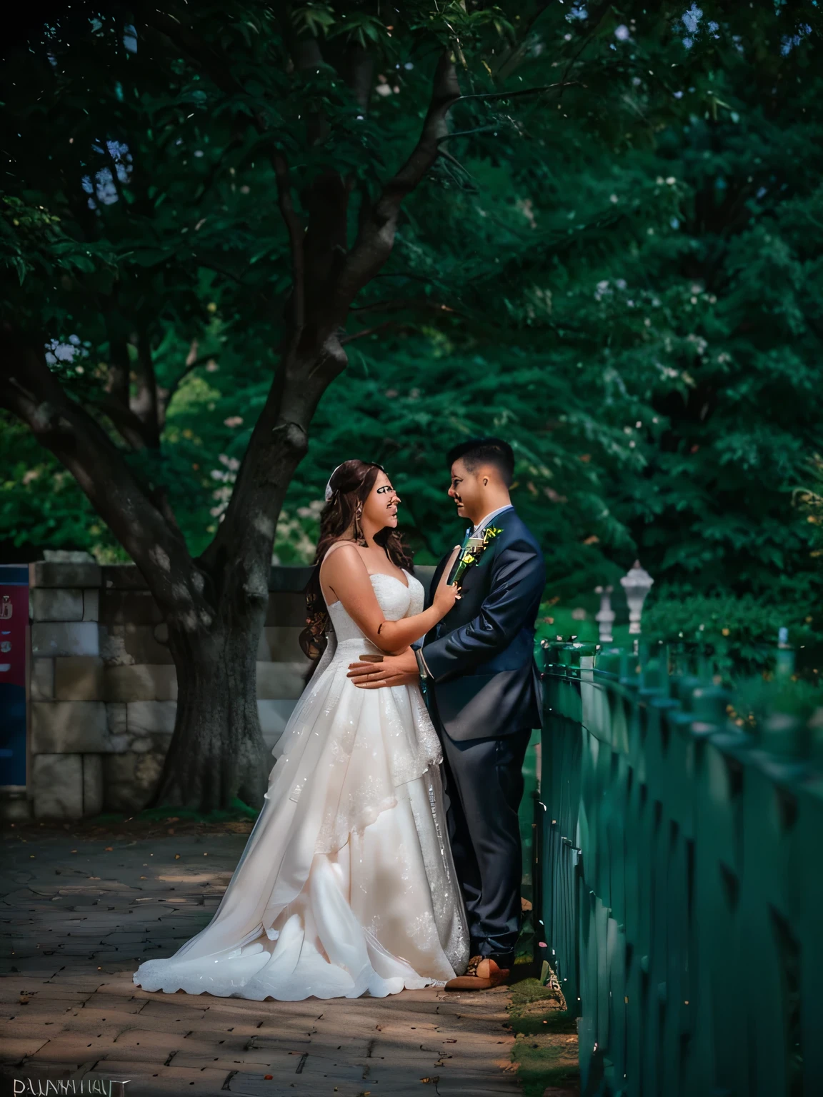 bride and groom posing for a picture in a park setting, blur green background, sun light in the background, shot on canon eos r5, shot on canon eos r 5, professional wedding photography, lovely couple, wedding photography, couple pose, shot on sony a 7, shot on nikon z9, outdoor fine photography, photo taken with canon 5d, wedding photo, photo taken with nikon d 7 5 0