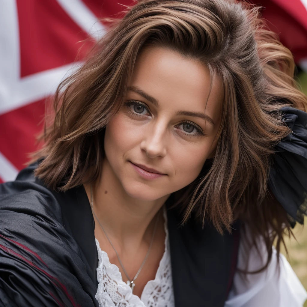 (droit sur la majeure partie du corps: 1.4), Photo portrait RAW UHD d&#39; a 21 year old mixed race brazilian with green eyes, dancing along the beach at sunset, palmiers, Corps mince, pose de danse, blouse blanche décolleté, jupe courte rouge, Details (textures! long, very curly black hair! color!! , disadvantages: 1.1), yeux vert brillants avec beaucoup de Details (En regardant la caméra), Reflex lighting, Appareil photo reflex, ultra-quality, acuity, depth of ﬁeld, grain du film (centre), Fujifilm XT3, 35mm crystal clear, frame centre, normal but pretty face without makeup, acuity, Orange sunset, bokeh (dimly lit), Nuit, (Nuit sky), detailed skin pores! oily skin, tanned skin, complex eye Details, Tout le corps, very big breasts, Souriant, freckles sunset on beach and is 21 years old 
