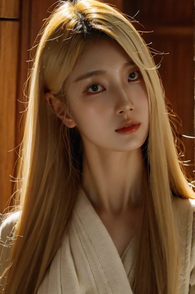 Han bok, blond hair, beautiful woman