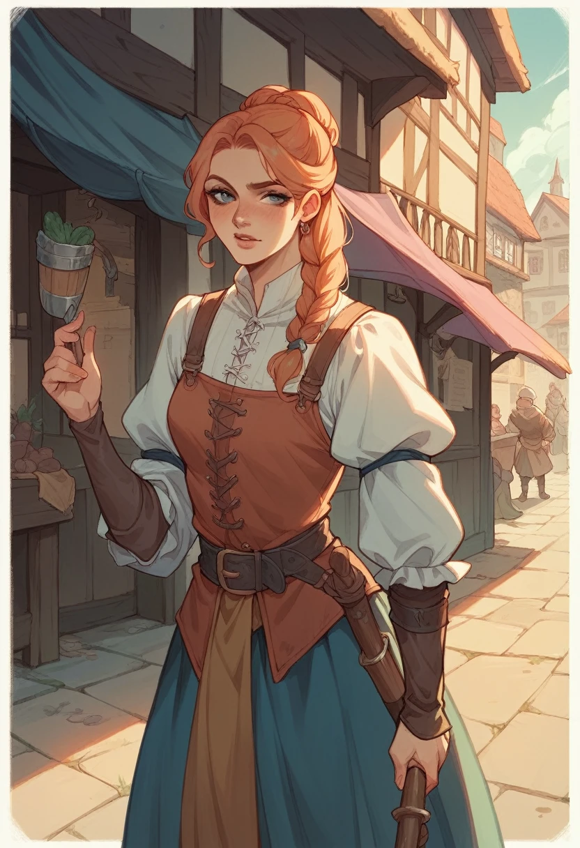 Naples city in a fantasy medieval setting