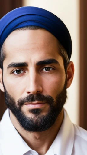 A Hebrew man focus on the face