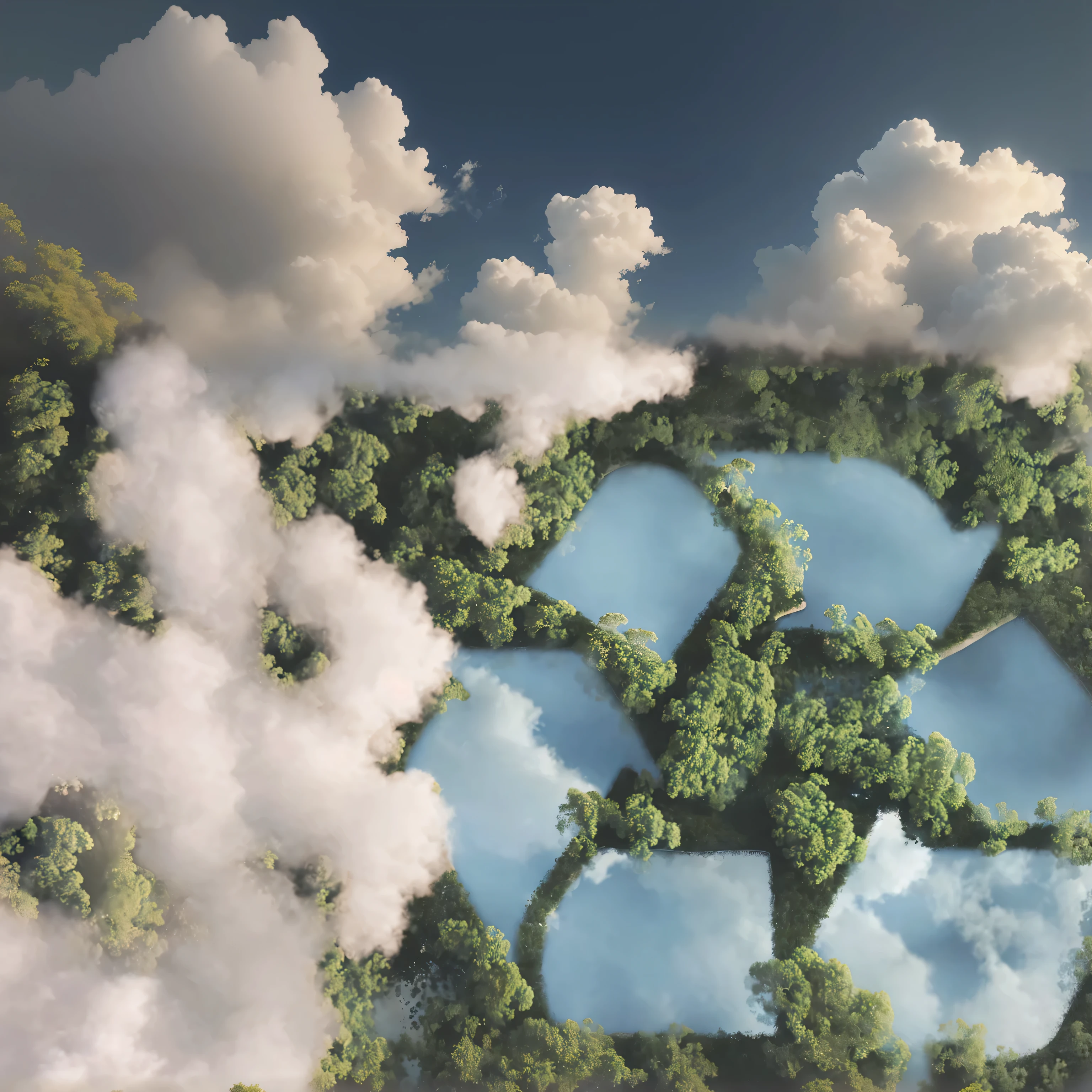 image of a green tree with a blue recycling symbol in the middle, environmental artwork, environmental, environmental portrait, Steady materials, recycled, clean environment, in cloud photogrammetry style, environmental key art, Sustainable development, environment, nature and clouds in the background, depicted as a 3D rendering, Steady, stylized 3d render
