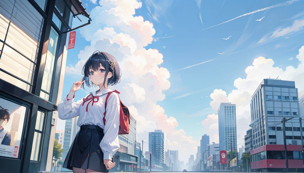 again today、The cloudy sky is spreading。In my heart、The usual hustle and bustle is in the air。They are、I want to know what my life is going to be like、I don't have the answer。