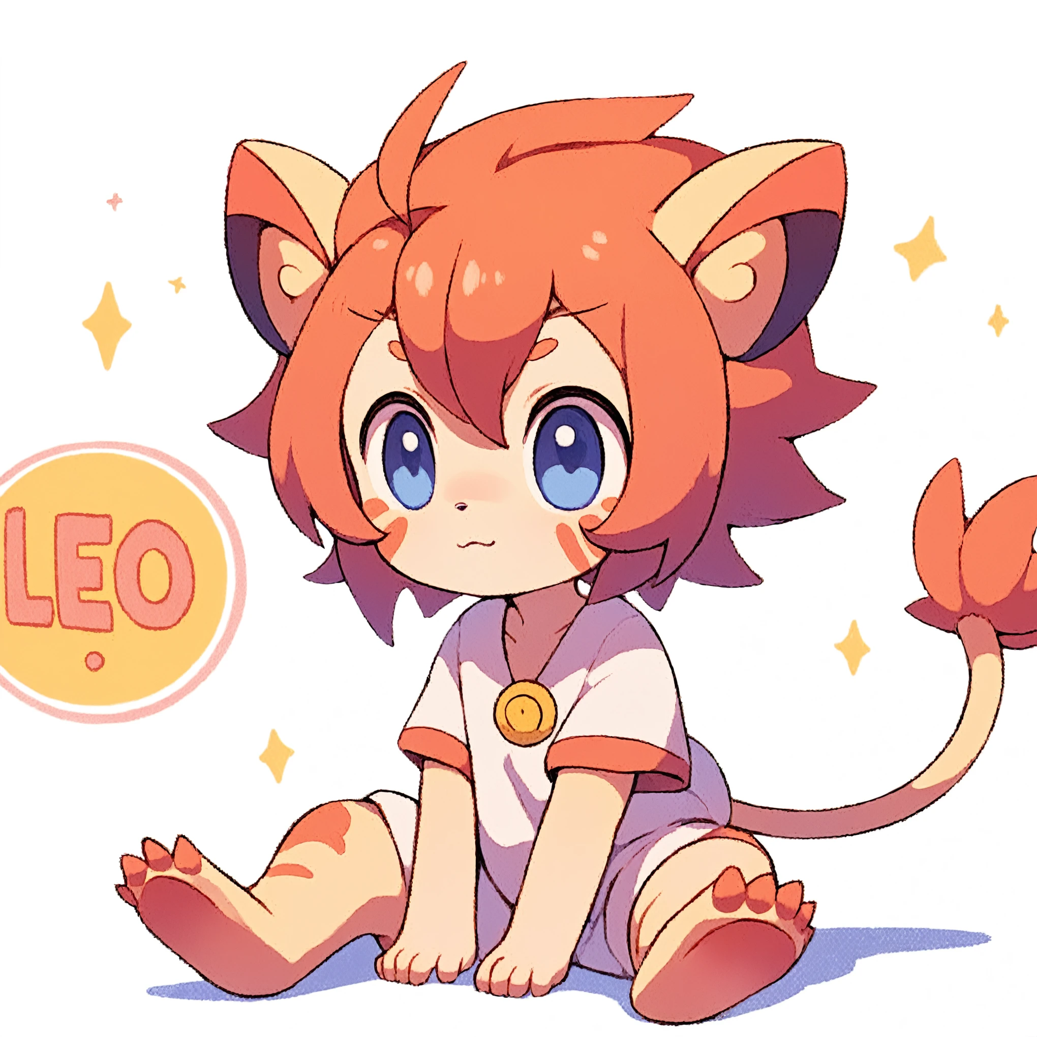 anime, leo the lion, leo the lion, leo the lion, leo the lion, leo the lion, cute!! Little!!! Cat girl, anime visual of a cute cat, cute anime Cat girl, cute lion, cute art style, in the art style of 8 0 s anime, meow, High quality fan art, Sora the Cat, anime cat, Official Fan Art