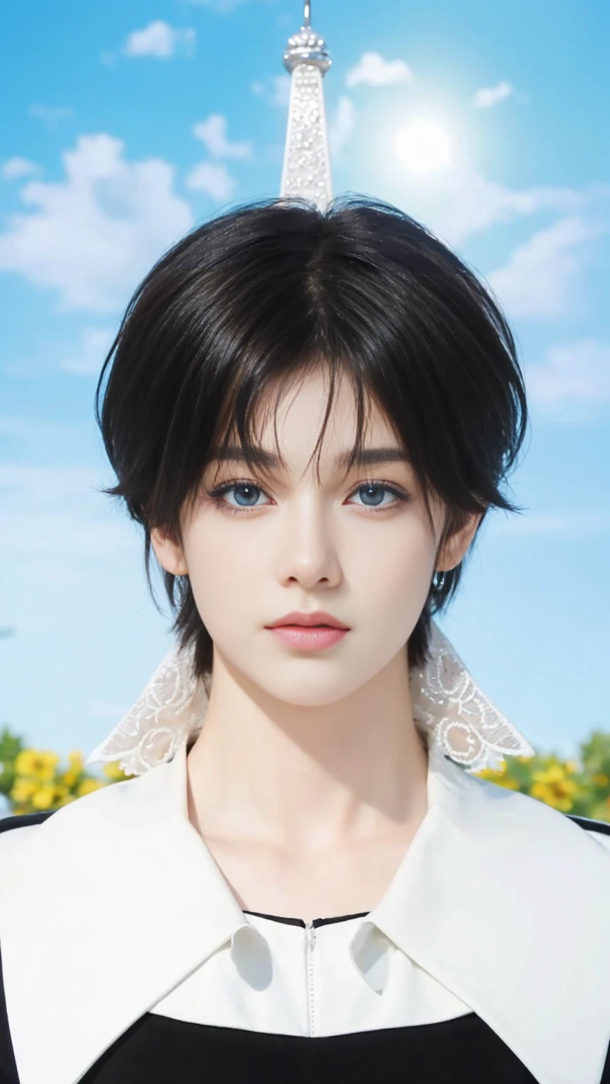 BEST Quality, 8k, Work: 1.3)), upper body,, Sharp focus: 1.2, man with perfect figure, highly detailed facial and skin texture, Detailed eyes, double eyelids, interior view, short hair, blue eye lenses