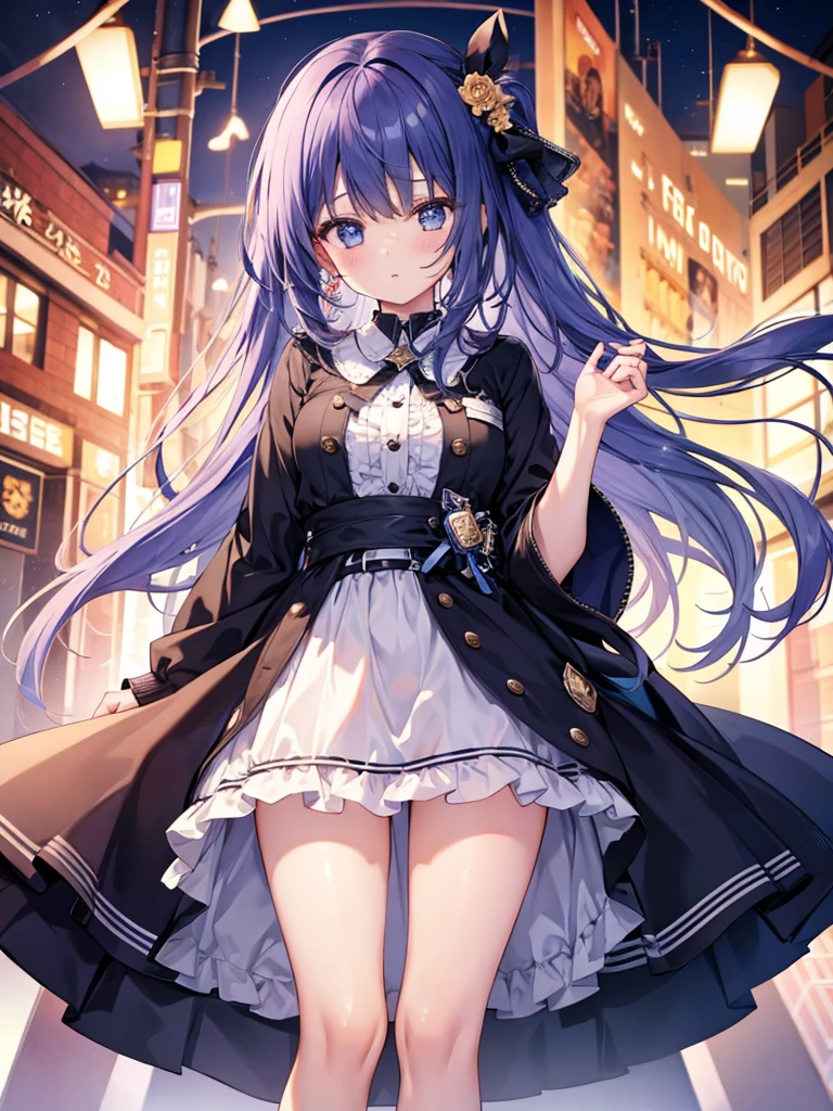 One Girl、Monday's Tawawa、Ai-chan、high school girl、uniform、Big Breasts、Huge breasts、A bust so big it seems it might burst、J cup breasts、smile、Upper Body、Watching the audience、train、