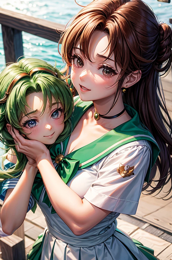 裸のSailor Jupiter、Sailor Jupiter、Don&#39;t wear clothes、She&#39;s naked、I can see her 、I can see the pussy、She&#39;s not wearing any clothes、Nipples are visible