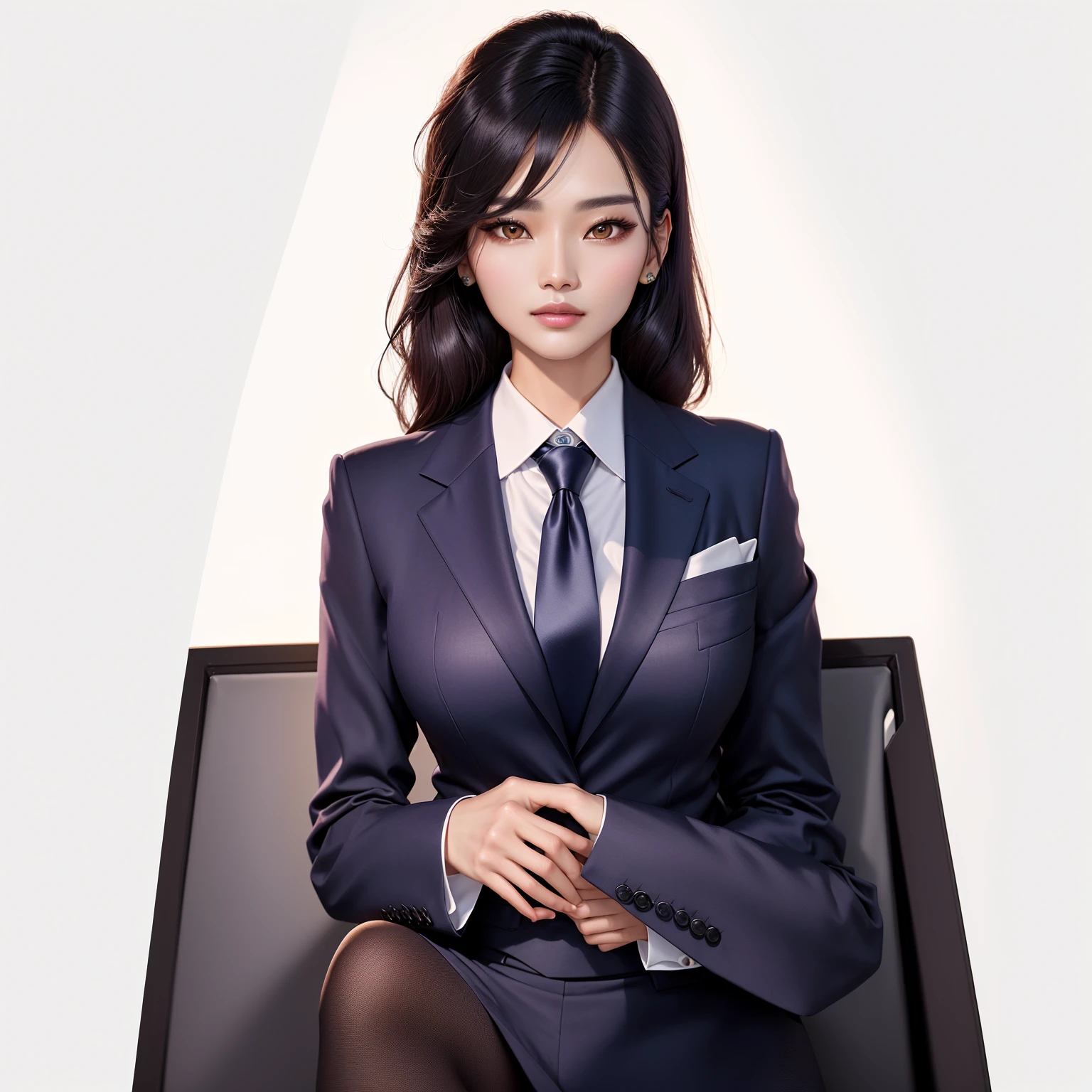 Arav woman in suit and tie posing for photo, Nam Jae-yeon, Professional profile photo, Kim Hyun Joo, Shin Min-jung, Professional Profile Picture, Cui Xianhua, Cai Zhiyun, Kim Tae-jun, Lee Ji-eun, Lee Ji-eun, Girl in a suit, gongbi, What's the point?, Yoon Se-sun