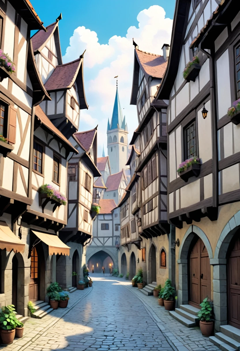 A neo-medieval city. Romantic, transcendent, numinous