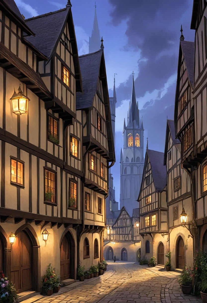 A neo-medieval city. Romantic, transcendent, numinous