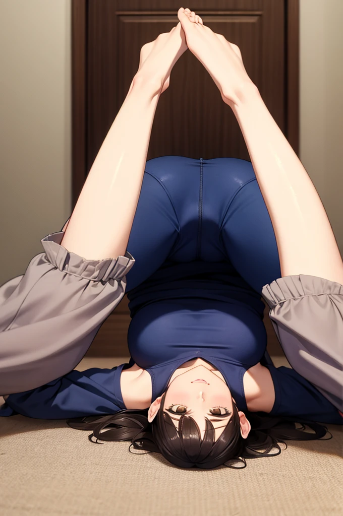 legs over head