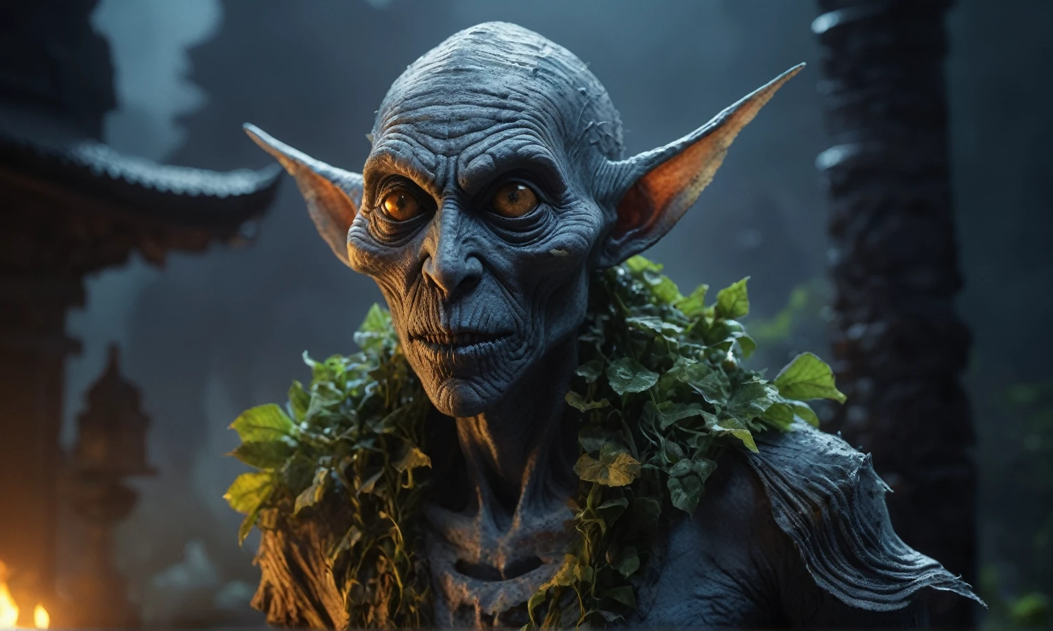 Magical plant ghost ,full body length, ghost flower,carismatic，Incredible，terror
,extremely detailed,intricate details,eyes extremely detailed, high detailed eyes,16k resolution, realistic humid skin,extremely intricate details,Epic Realistic,face anatomically correct,Ultra HD,HDR, natural skin textures, hyper realism,realistic skin texture, hyper detailed,extremely Realism,Ultra Detailed,body logically correct,full body length shot,beggar graphite Manganite sparas, wants eat,survival in criminal city of future,Cinematic,soft colors, Technicolor,natural skin textures, hyper realism, hyper detailed,Extremely detailed,High contrast,Masterpiece,Realistic,Ultra Detailed, intricate details,realistic humid leather,extremly intricate,Epic Realistic, cinematic style,irina yermolova,high contrast,hdr,extremely detailed, [deep night landscape],masterpiece,intricate details,faded,eyes extremely detailed, high detailed eyes,16k resolution,RAW,retina, Nikon Z9,China,Songbird,orc,Li River in Guangxi Zhuang of China,tkt style, Pisces, pointed ears，perfect, ginger，transition between two art styles, Ink painting to photorealism, Double contact, X-ray, Creative, vivid light, masterpiece, fantasy, Abstract, Surrealism, super detailed, high resolution, stop:35,(((creature with a spectral and ghostly appearance)). Her skin is pale, almost translucent.wears dark, torn clothes that float around him, as if permeated by an aura of mourning. Its appearance is complemented by details such symbols of gothic elements, further emphasizing its dark air. is  haunted and tormented entity,pixar movie still,

