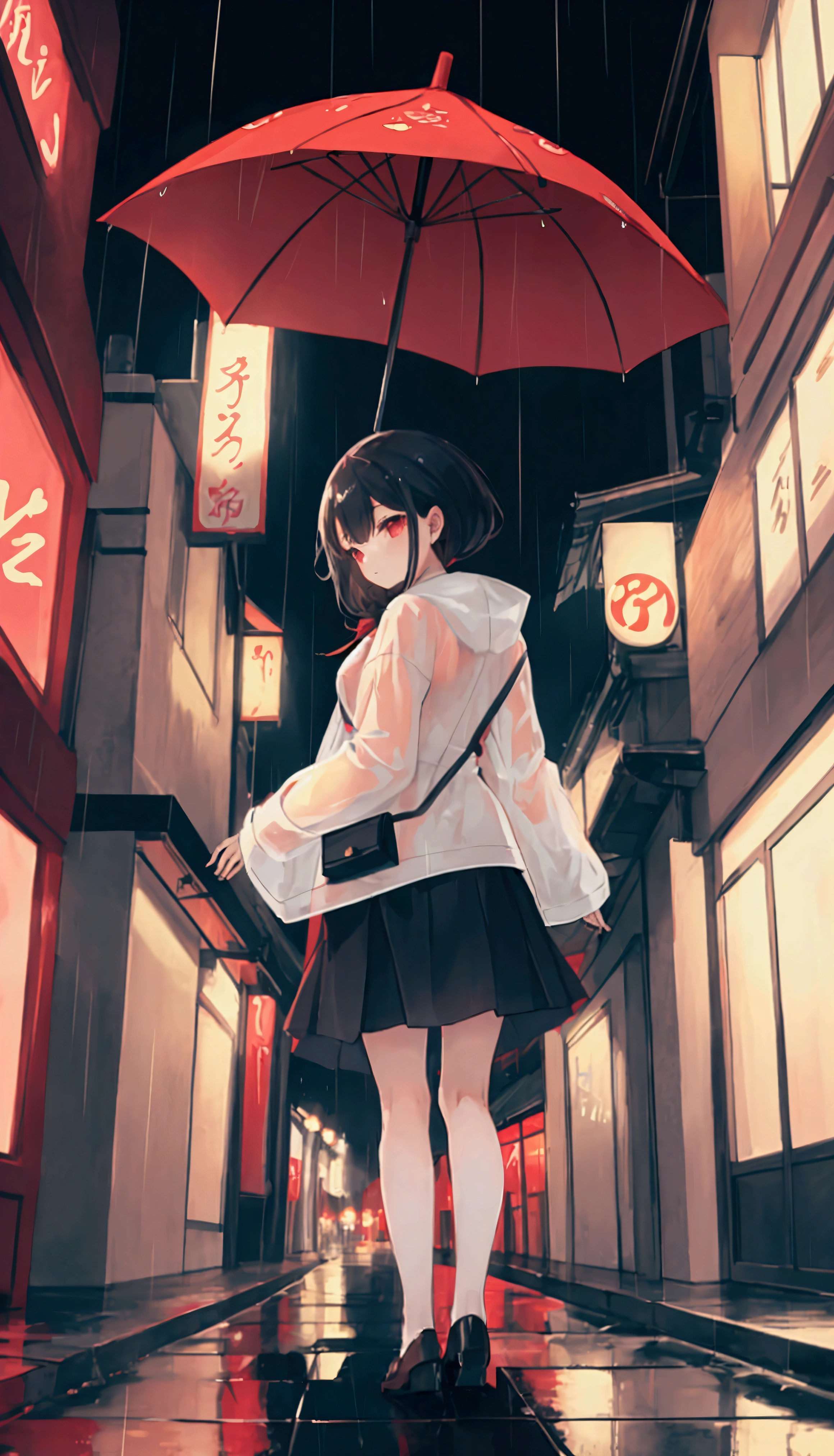 rainy days,Kizi,umbrellas,Turn Back