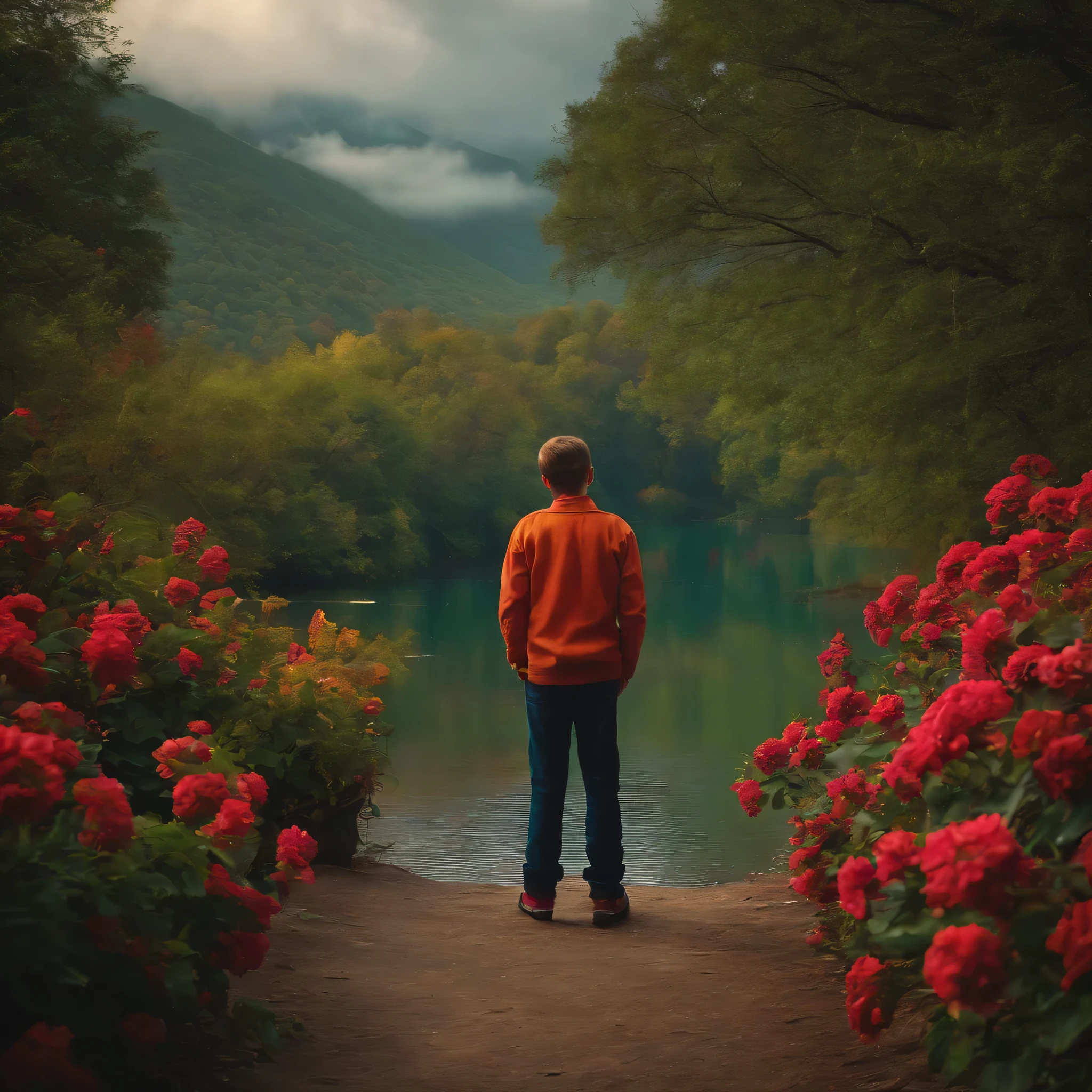 Alone boy