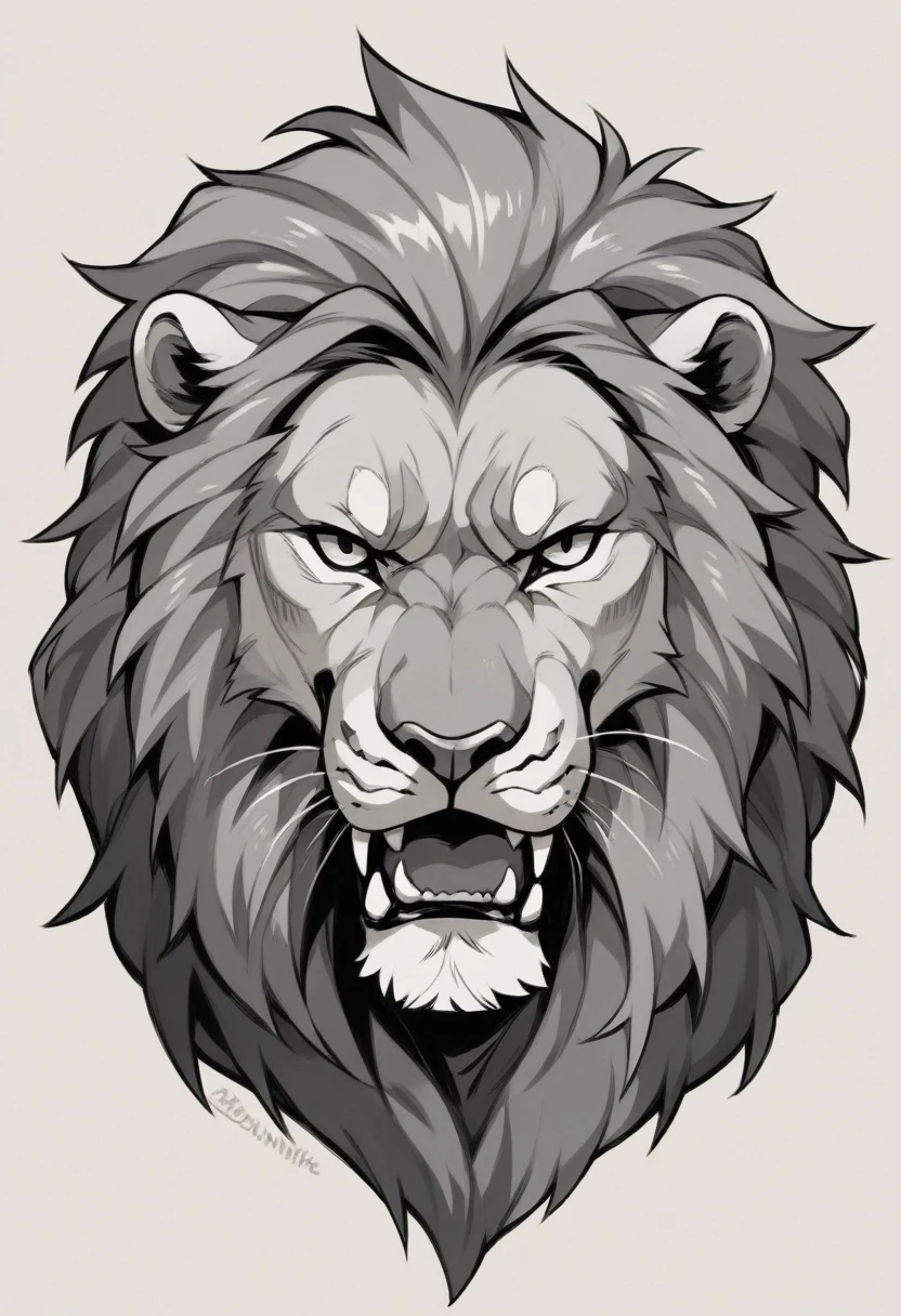 "Visualize an interpretation of a lion'head. To capture its movement and energy in a unique and abstract way. Integrate strong brown, orange and white colors and sharp angles, to convey a feeling of movement and tension. Play with perspective and layering, to create a multidimensional composition, which questions traditional notions of space and form. Be inspired by the avant-garde spirit and see nature in a fresh and innovative light.. Unleash your creativity, as you bring this imaginative scene to life on the screen