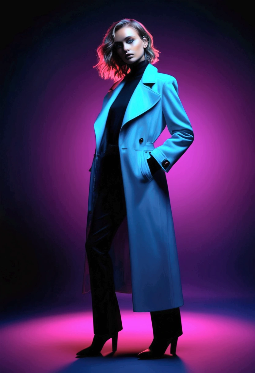 (Fashion Model), 50mm photograph, photography, untitled, luminous shadows, flat figuration, high gloss, self-portrait, high detail, full body, award-winning, cinematic still, emotional, vignette, dynamic, vivid, (masterpiece, best quality, Professional, perfect composition, very aesthetic, absurdres, ultra-detailed, intricate details:1.3)