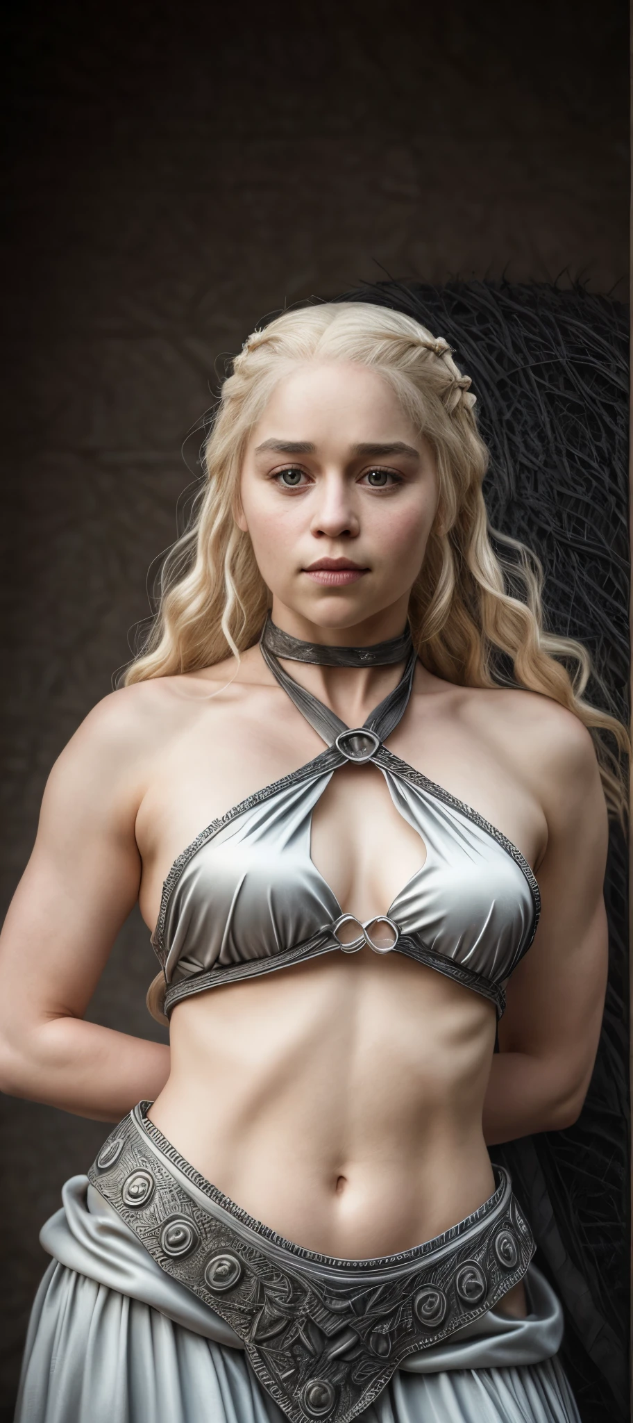 Daenerys Targaryan full view, crop top