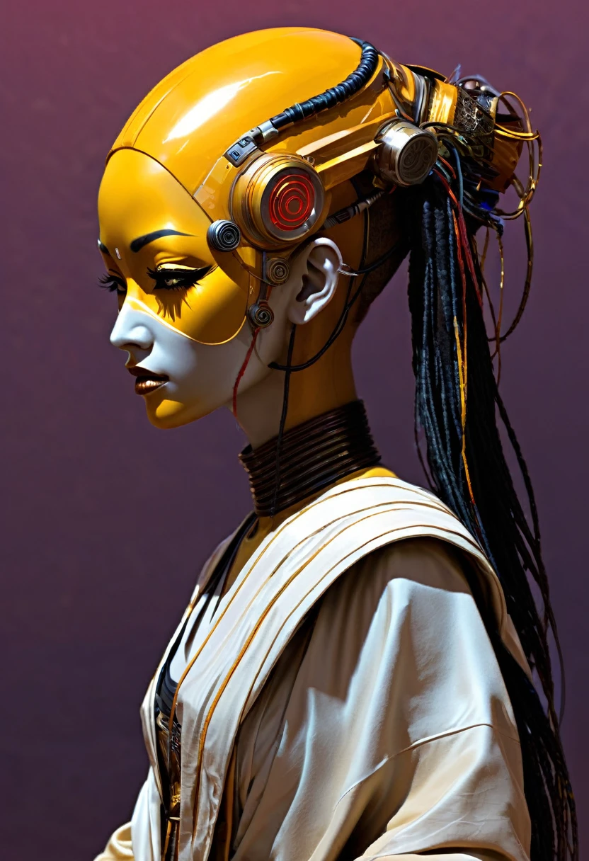 Oracle of the Ochre Oasis, Adoptable, Cannibal, new attitude, zen meditation cyberpunk --ar 5:1