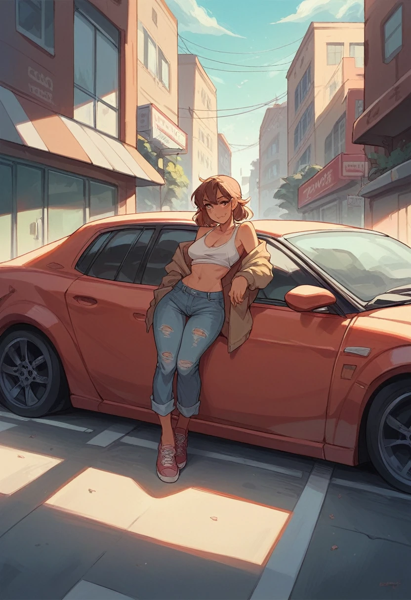 crashed cars on the street