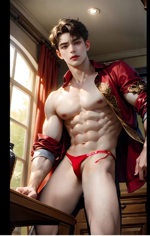 Red underwear thongi