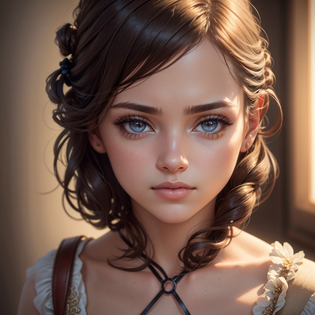 1girl, beautiful detailed eyes, beautiful detailed lips, extremely detailed eyes and face, long eyelashes, photography, professional camera, DSLR camera, 35mm lens, camera strap, detailed camera controls, studio lighting, high quality, (best quality,4k,8k,highres,masterpiece:1.2),ultra-detailed,(realistic,photorealistic,photo-realistic:1.37),elegant pose, thoughtful expression, soft natural lighting, shallow depth of field, warm color palette, cinematic composition