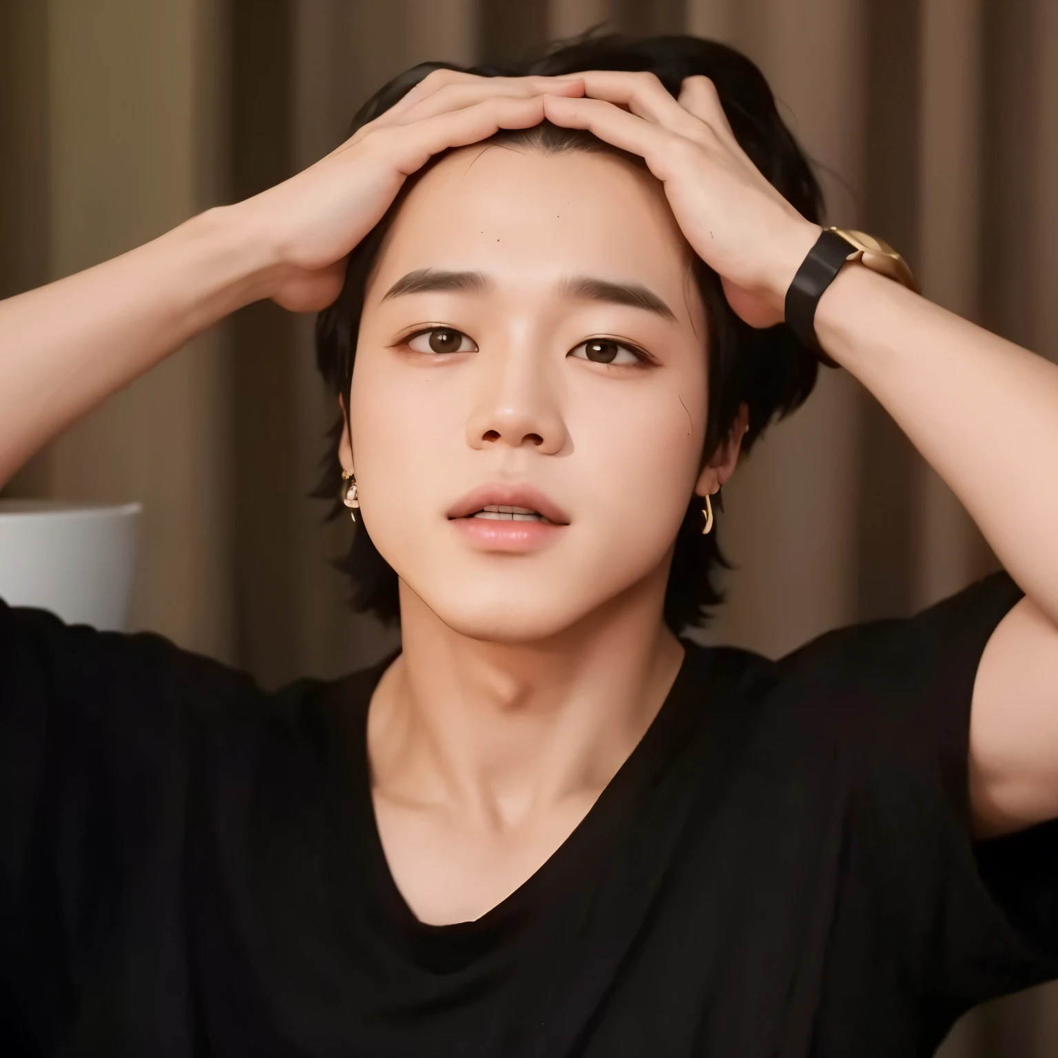 Park Jimin, bts, Black hair