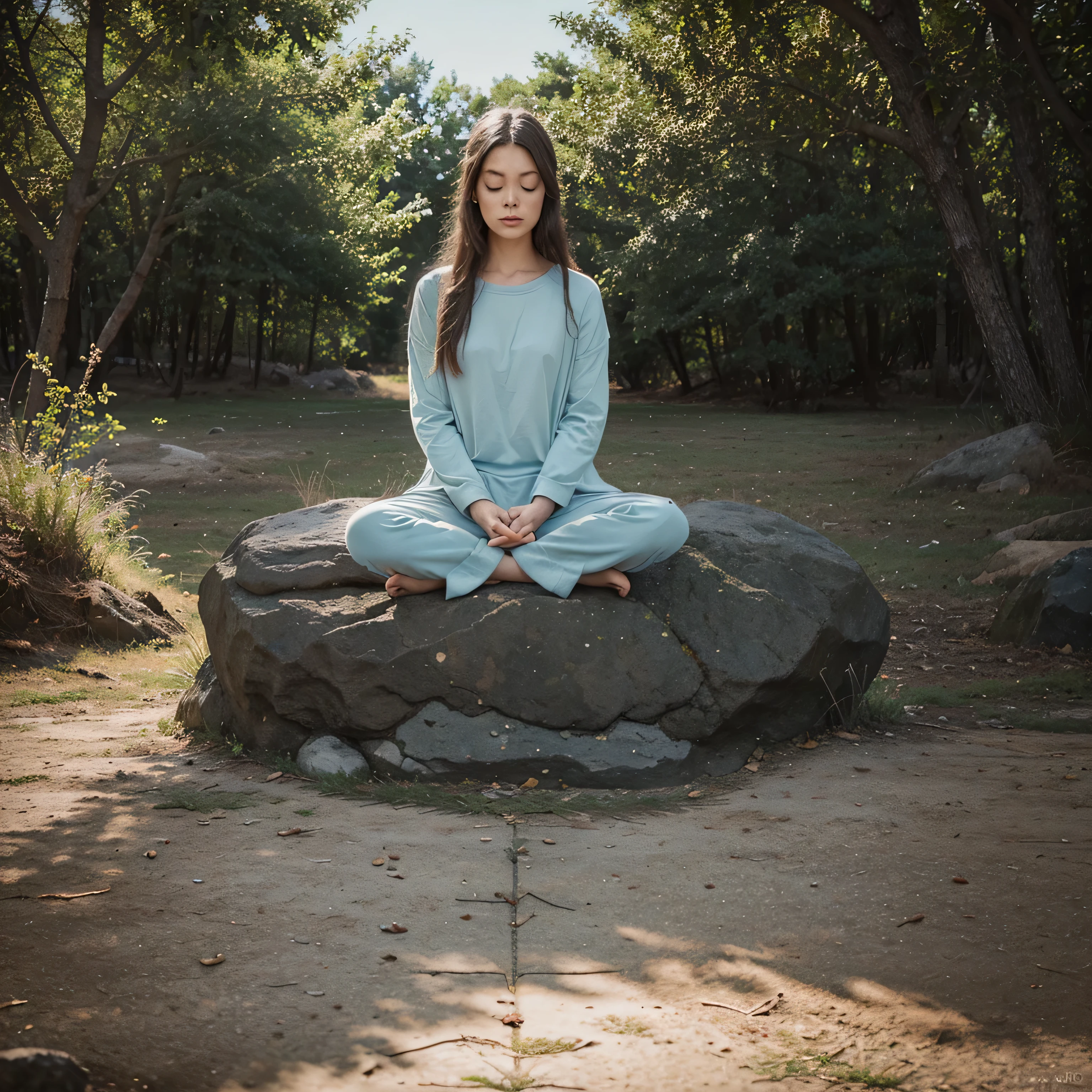 Create cover art for a song called "peace" a rest of peace, meditation