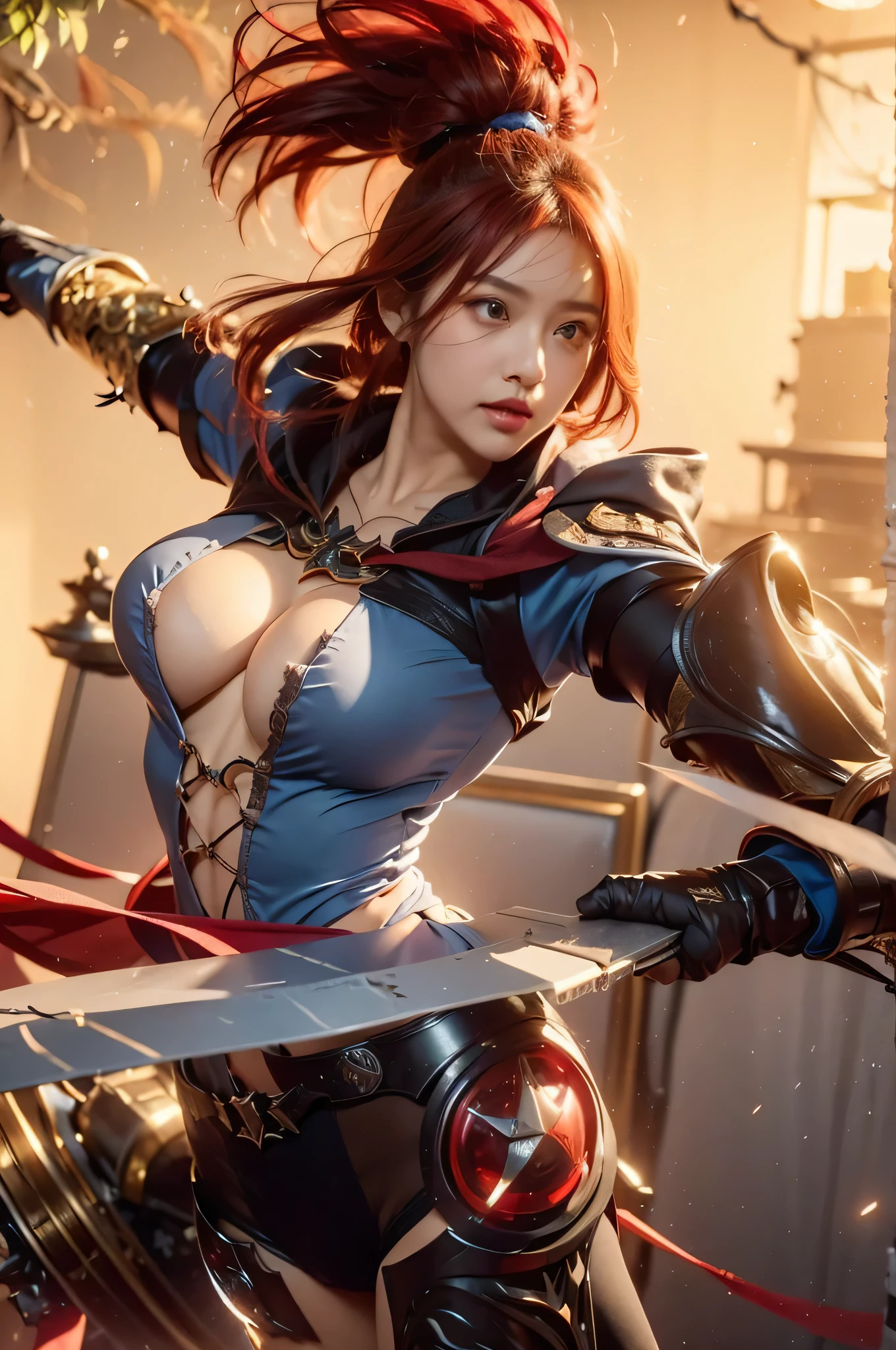 a close up of a 4 girls  ,pink hair , big booobs ,  shadowbringers cinematic, 4 k detail fantasy, a beautiful fantasy empress, game cg, xianxia fantasy, xianxia hero, 2. 5 d cgi anime fantasy artwork, cinematic goddess close shot, ruan jia and artgerm, wow 4 k detail fantasy, hyperdetailed fantasy character, big , open breast, huge breast