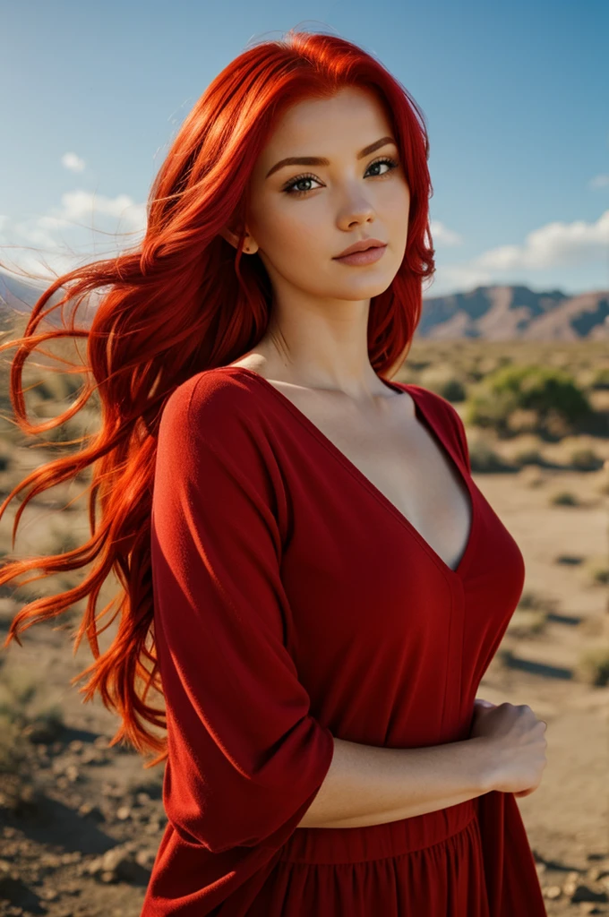 Red-haired woman