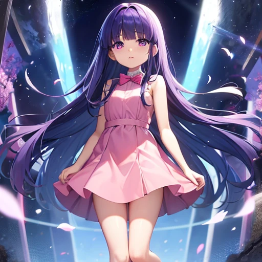 furude rika dress legs pink behind the back