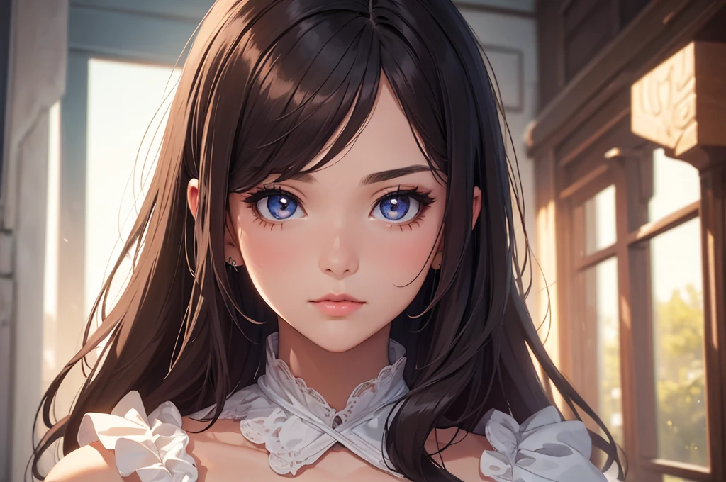 (best quality, masterpiece), 1girl,shy, 1 girl, young girl, (goosebumps:0.7), beautiful face, (eyeliner, lipstick:0.9), 4k, 8k, uhd, hdr, detailed background, background