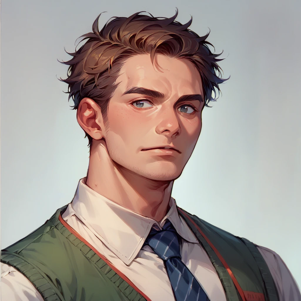 Portrait of Martin Luther in 1516 anime version (best qualityer) (HD)
