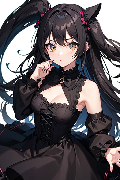 Anime girl cute Black cat outfits dress accessories black 17 years or above