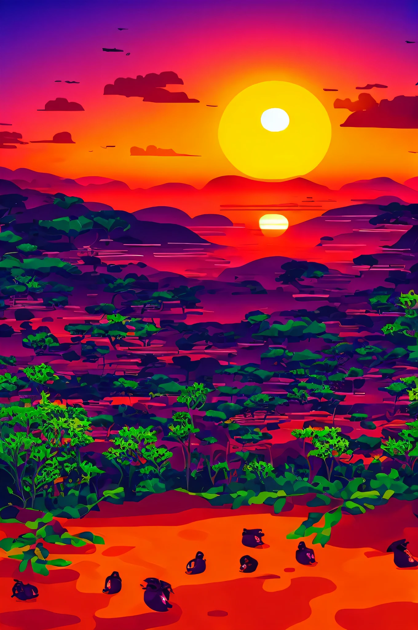 beautiful sunset