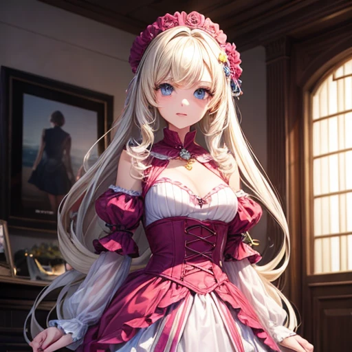 Beautiful girl plastic model