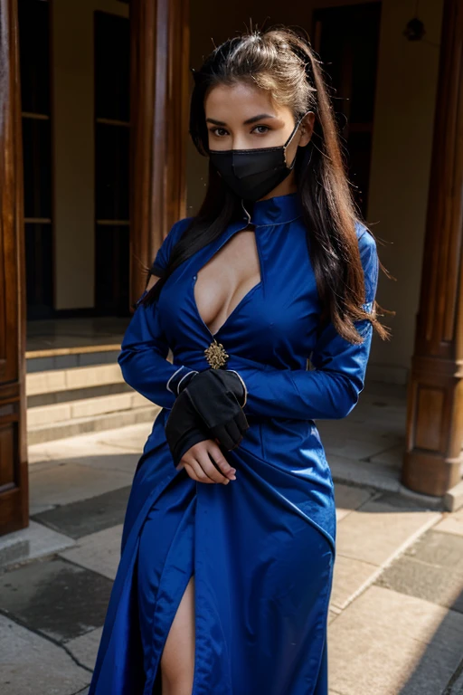 female ninja angel with sacred royal dress