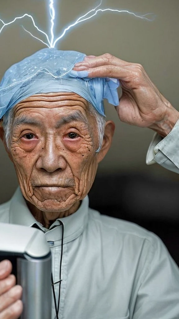 Elderly Japanese man whose cancer cells died after being struck by lightning