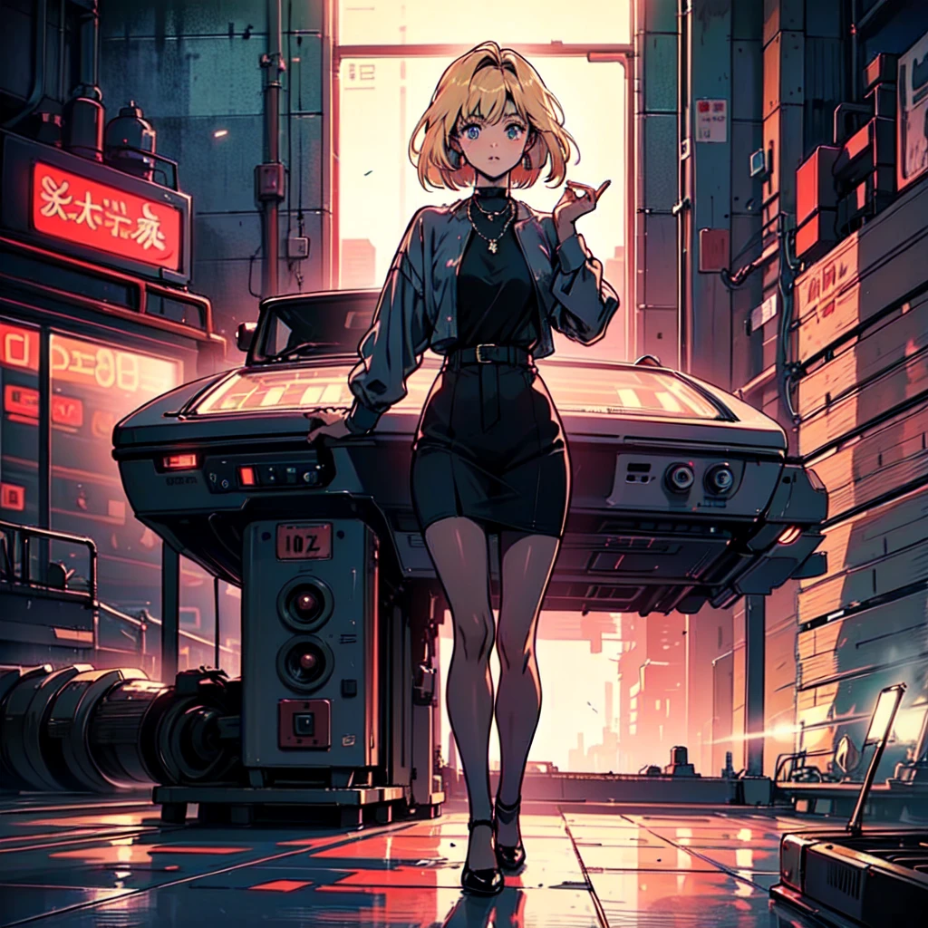 A city pop poster with a retro 80s feel、Imagine the album cover。With the highest quality anime illustrations、The main character is a blonde girl with short hair.。Her eyes shine blue、He is wearing sunglasses and rapper-style clothing.、Holding an acoustic guitar、I'm wearing headphones。
The image is in a dynamic pose.、Drawn from a novel angle。Created in high definition like 4K、Creates the feeling of being in a dark room。The room was lit by blue lights.、It has a fantastic atmosphere。The room is a small space like a 1K.、The window offers a view of downtown Shinjuku.。
This work depicts a night city enveloped in neon lights.、This will be a record that allows you to fully enjoy the charm of city pop.。