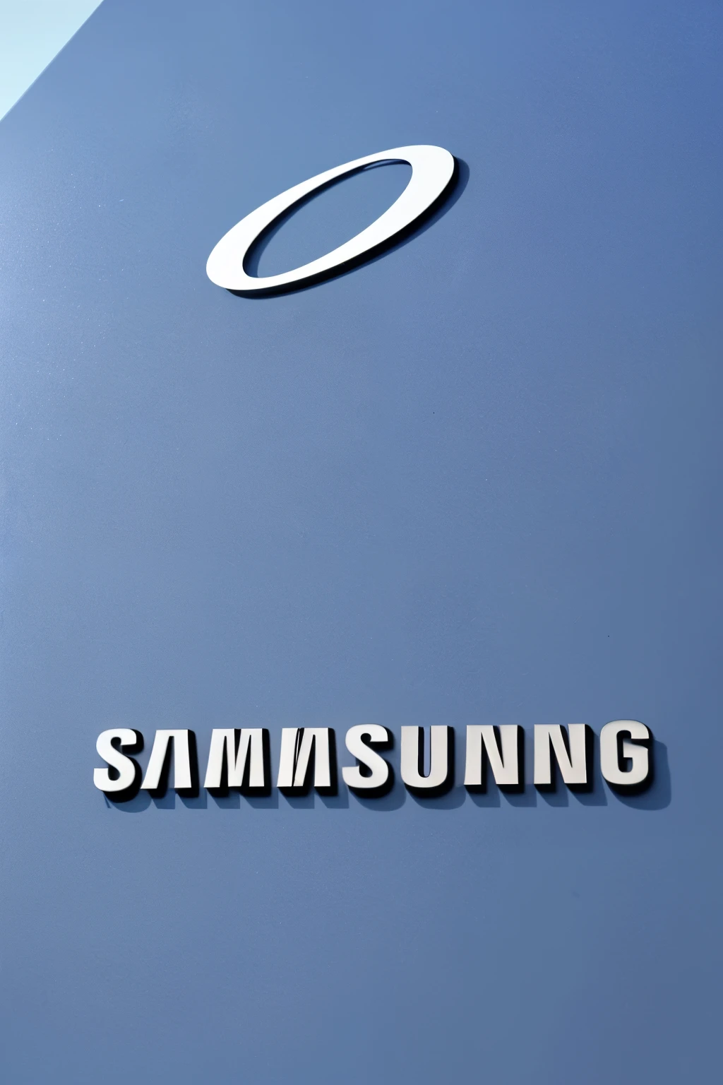 The Samsung logo next to the tagline "Feel who you want to be", reinforcing the core message of the brand.