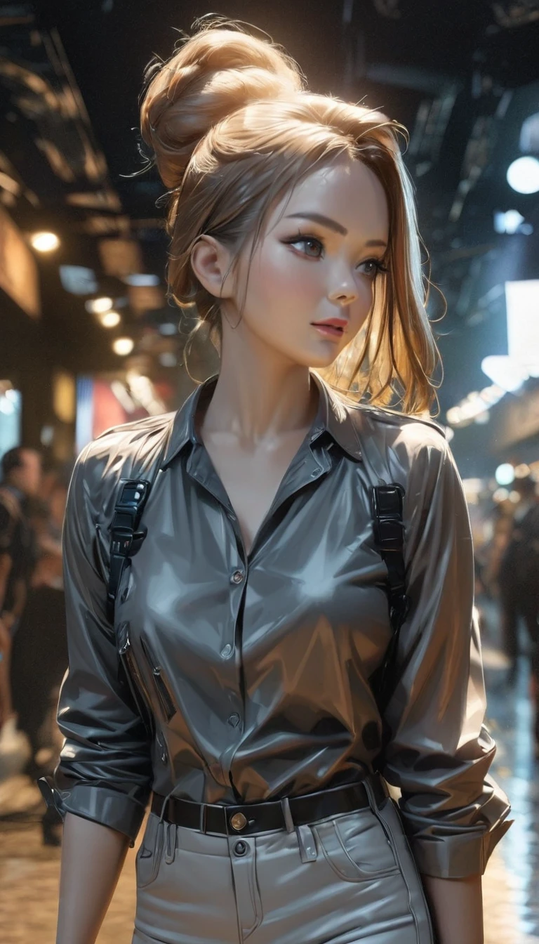 anime:1.5, ((A beautiful woman, female model and stylish modern clothes, Full length portrait: 1.5)), (Best Quality, 4k, 8k, High resolution, masterpiece: 1.2), ultra detailed, (realist, photorealist, photorealist : 1.37), HdR, HD, studio lighting, Ultrafine paint, sharp focus, Physically based representation, extremely detailed description, professional, vivid colors, bokeh, dramatic lighting, cinematographic composition