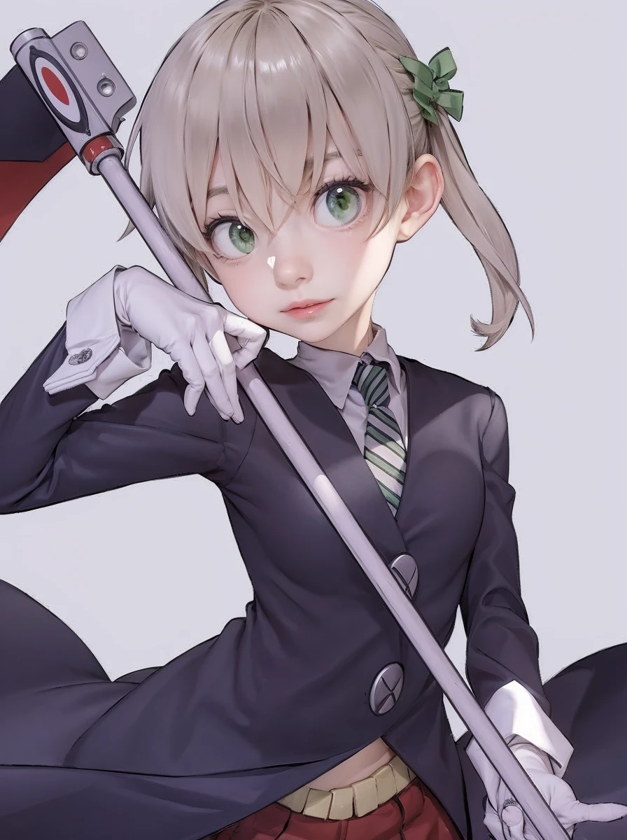 Maka Albarn, neckline, big breasts, shy