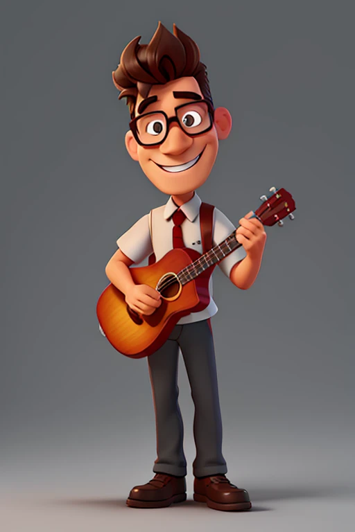 cartoon of a man with glasses holding a guitar and smiling, in cartoon style, cartoon artstyle, caricature!!!, toon rendering, digital art cartoon, !!! very coherent!!! vector art, cartoon digital art, cartoon portrait, cartoon image, 2 d cartoon, 2d cartoon, caricatural, cel shaded!!!, cartoon character, cartoon still, charicature, edd, 8k