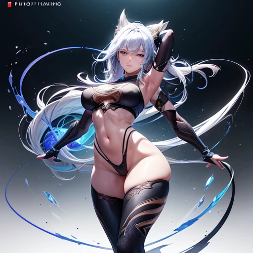 Beautiful abstract t-shirt design, Topics on pixiv, Anime Photorealistic Style, High Quality Vectors, Beautiful busty Shogun Raiden in revealing lingerie, Genshin Impact, Final Fantasy, Large tears, Curvaceous but slender, Dynamic pose, Diablo style isometric view, She is covered in body oil, View your viewers, BDSM, Naughty, transformation, Fascinating, Balanced Design, Perfect composition, Innovative graphic design using advanced machine learning and data science, Professional Quality, High resolution, 8k