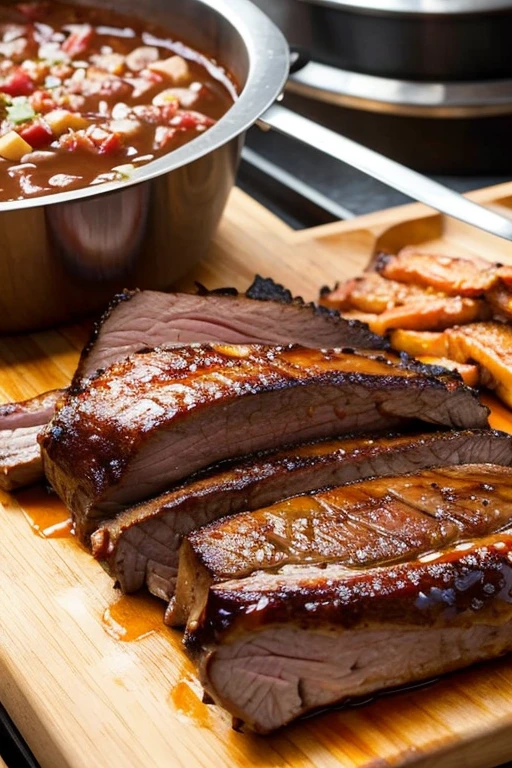I want you to come up with a logo that evokes barbecue.。