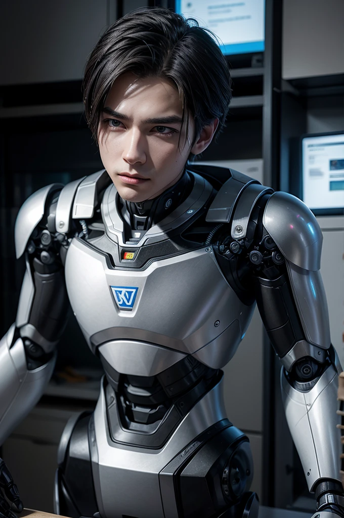 Create a male robot