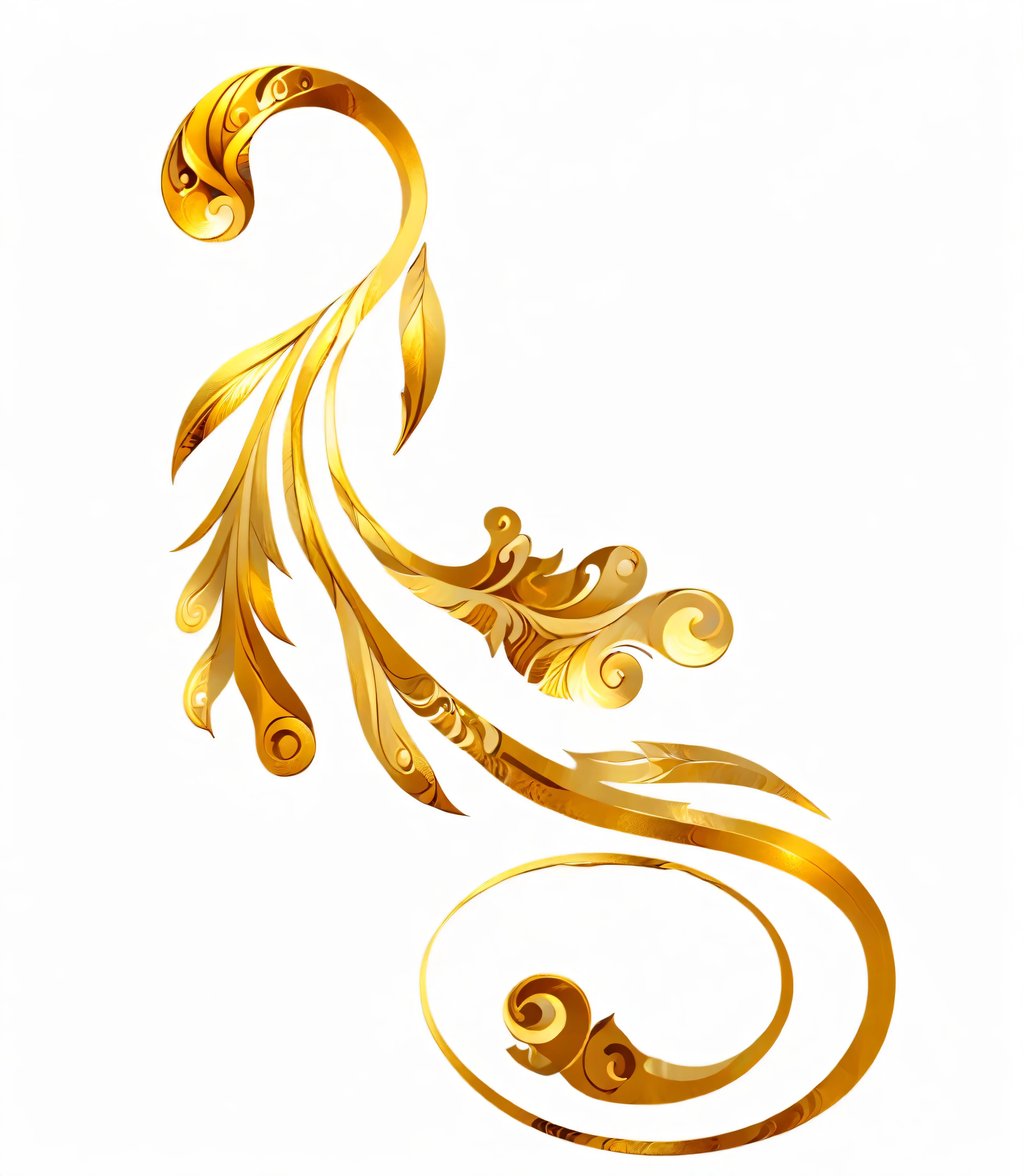 a close up of a gold leaf on a black background, gold decoration, golden filigree, gold jewelry filigree, decorative golden elements, baroque element, gold elements, gold filigree, gold leaves, gold leaf, delicate golden stroke details, golden elements, intricate gold elements, Art Nouveau ornament, Ornate gold, gold leaf art, ornate and flowing