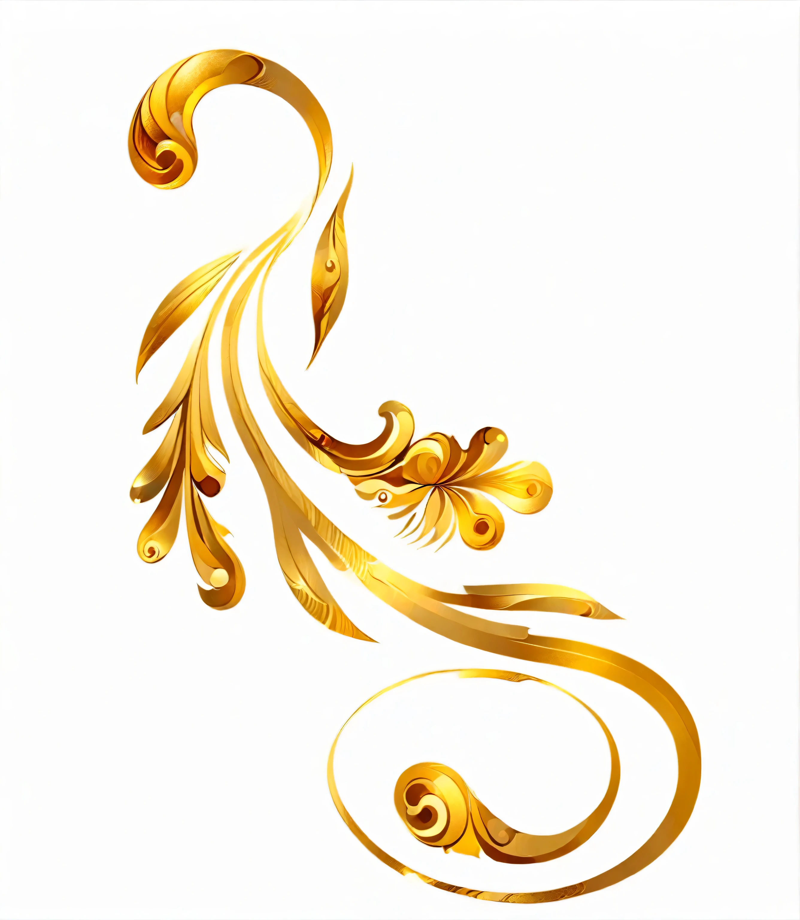 a close up of a gold leaf on a black background, gold decoration, golden filigree, gold jewelry filigree, decorative golden elements, baroque element, gold elements, gold filigree, gold leaves, gold leaf, delicate golden stroke details, golden elements, intricate gold elements, Art Nouveau ornament, Ornate gold, gold leaf art, ornate and flowing