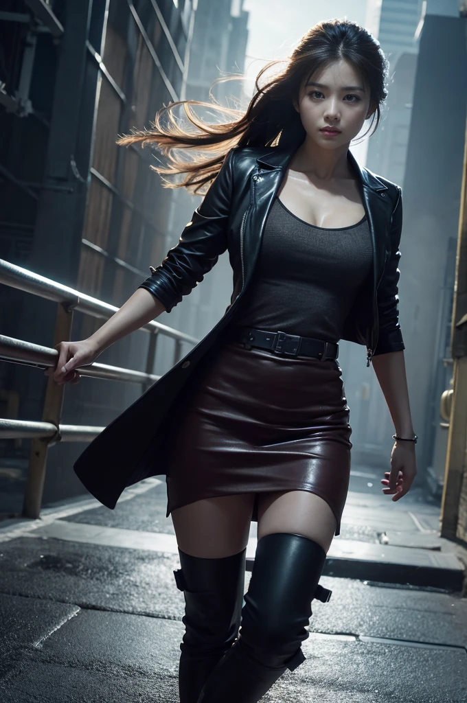 woman, transparent dress, sunglasses, long hair