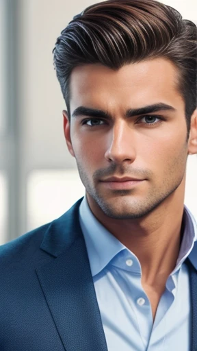 A handsome Abravanell man focus on the face